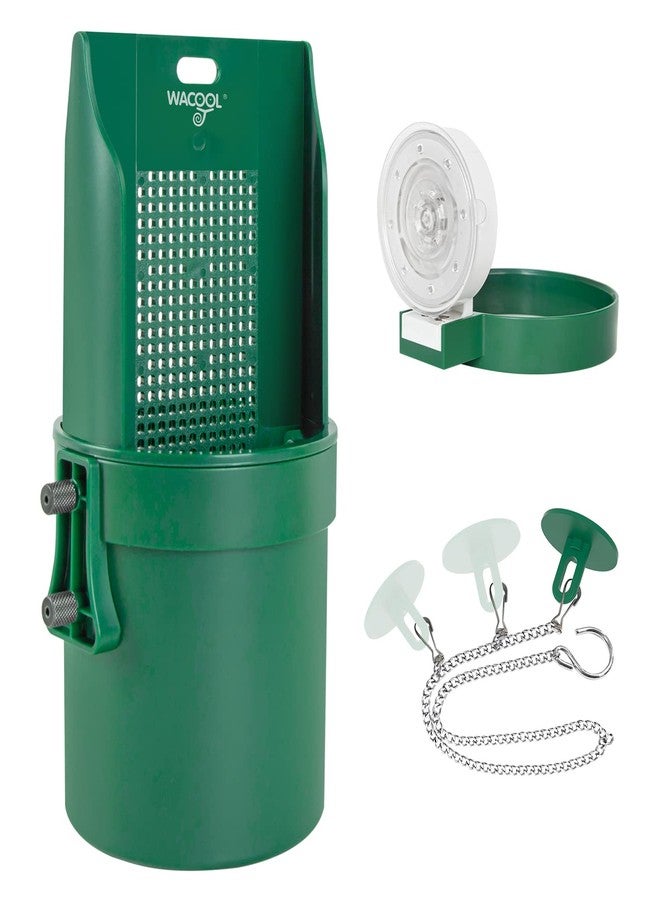 WACOOL Hanging Reptile Feeding Bowl with Grid Plate for Bugs Climbing & Move, Arboreal Reptile Climbing Feeder Bowl for Feeding Chameleon, Lizard, Iguana, Gecko, Frog - Image 2